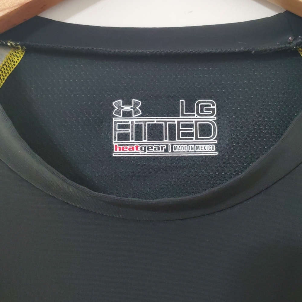 Under Armour Combine HeatGear Fitted Athletic Shirt Large - Picture 4 of 7